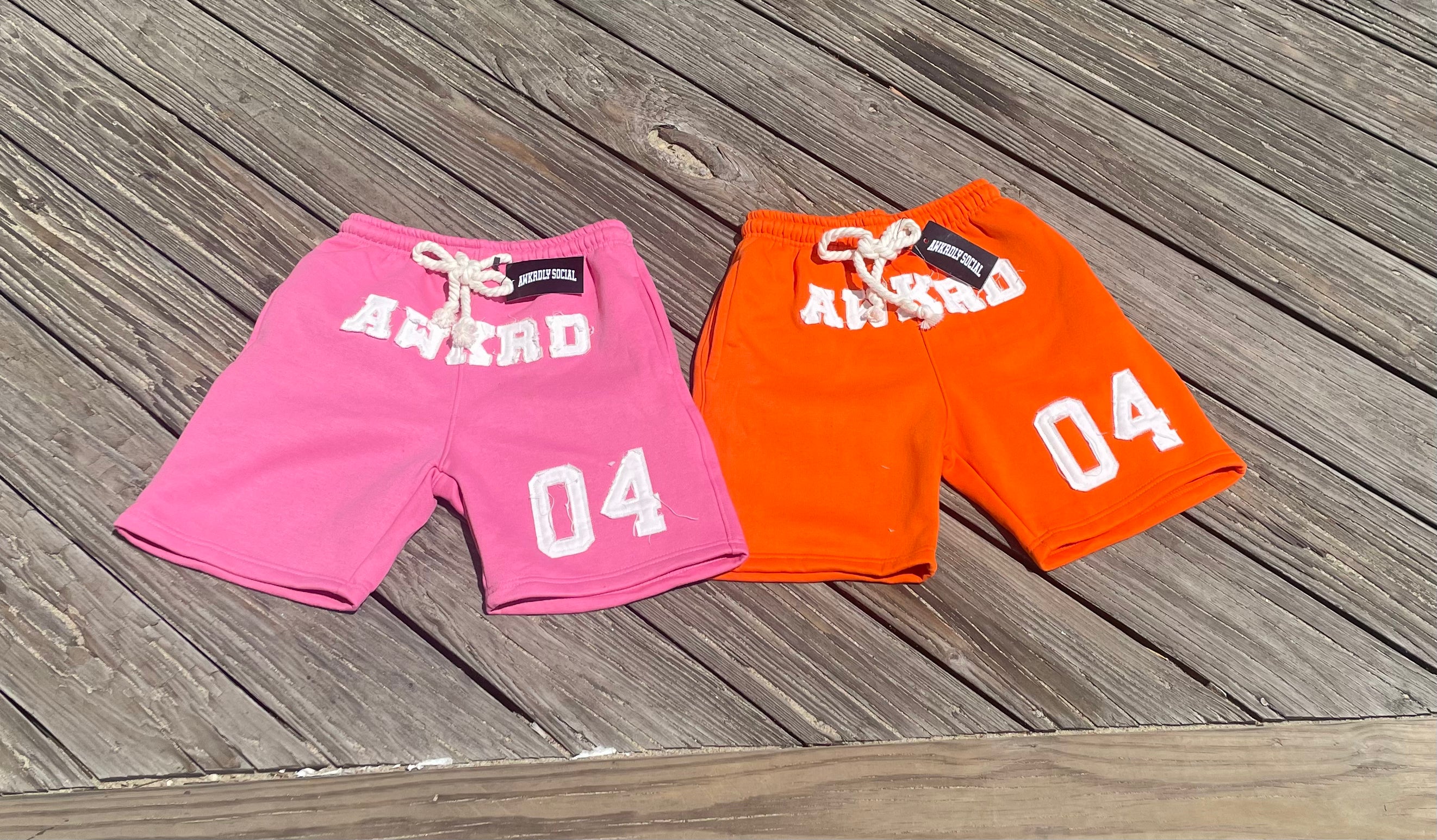 Orange 04 shorts